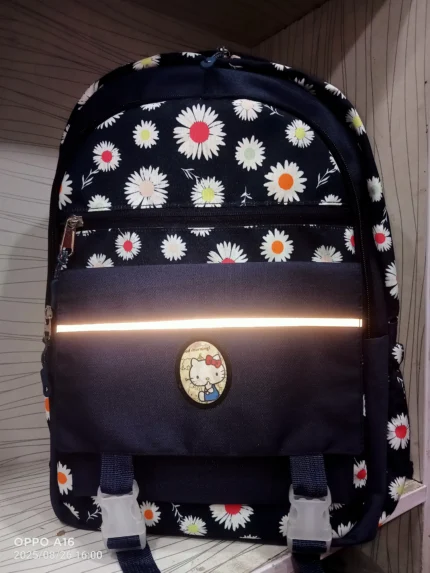 Flower White Daisy Crossbody Bag Small