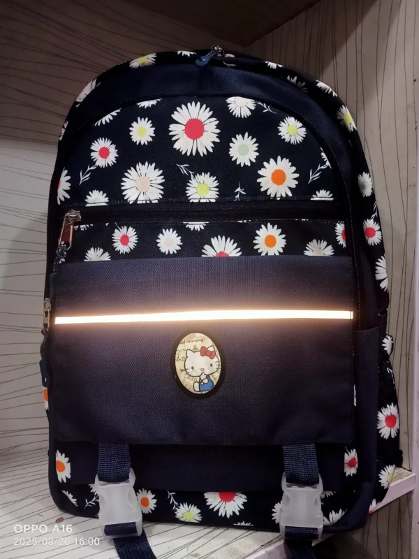 Flower White Daisy Crossbody Bag Small